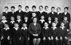 1974. Первый класс. Верхний ряд: Я. Г. Белов, А. В. Никонов, М. В. Малыгин, В. А. Веселов, С. А. Кичаев, А. Ю. Парфинский, А. Л. Волков, С. В. Кольцов, Ю. В. Гришечкин, С. Н. Тарасов.Средний ряд: А. В. Рыков, Д. О. Медников, А. А. Никанов, В. В. Утянов, И. В. Вербицкий, А. В. Куссуль, А. А. Говоров, А. Ю. Чаруйский, В. А. Лупан.Первый ряд: А. В. Иванов, М. И. Дронов, С. В. Опойков, А. А. Васильева, Е. А. Сироткин, Л. В. Комаров, С. Г. Березовой.