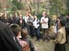 12 марта 2008. «Многая лета» невестке первого Президента, проведшей экскурсию и устроившей чаепитие для участников Хора. Г. А. Шкарупа, Н. В. Сорокин, В. А. Прудников, И. В. Попов, А. И. Горошилов, А. А. Хаматнуров, Н. А. Аничков, С. С. Колесов, дирижёр — А. А. Максимов.