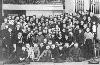 15 мая 1945. Хор Хорового училища в Радиокомитете. А. С. Шак, Н. И. Прохорова, Б. И. Аронова, Г. И. Пустовалова, Л. В. Барбэ, А. П. Емелин, В. И. Дружинин, Е. Н. Барков, Н. И. Кунаев, И. А. Сухолинский, поэт Борис Михайлович Лихарев, П. А. Богданов, З. Д. Козырева, А. И. Осипов, А. А. Агронская, А. А. Броневицкий, В. К. Баранов, В. Н. Дмитриевский, В. Е. Степанов, Р. А. Антонов, А. А. Бородкин, А. С. Дмитриев.